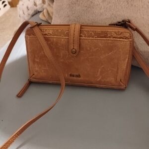 The Sak Brown Wallet Organizer Crossbody Sz 4.5 By 8